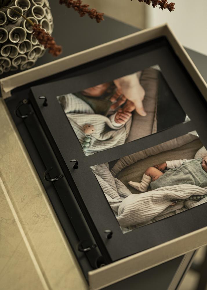 KAILA Album Sheets for KAILA Coffee Table Photo Album - 30-Pack Black