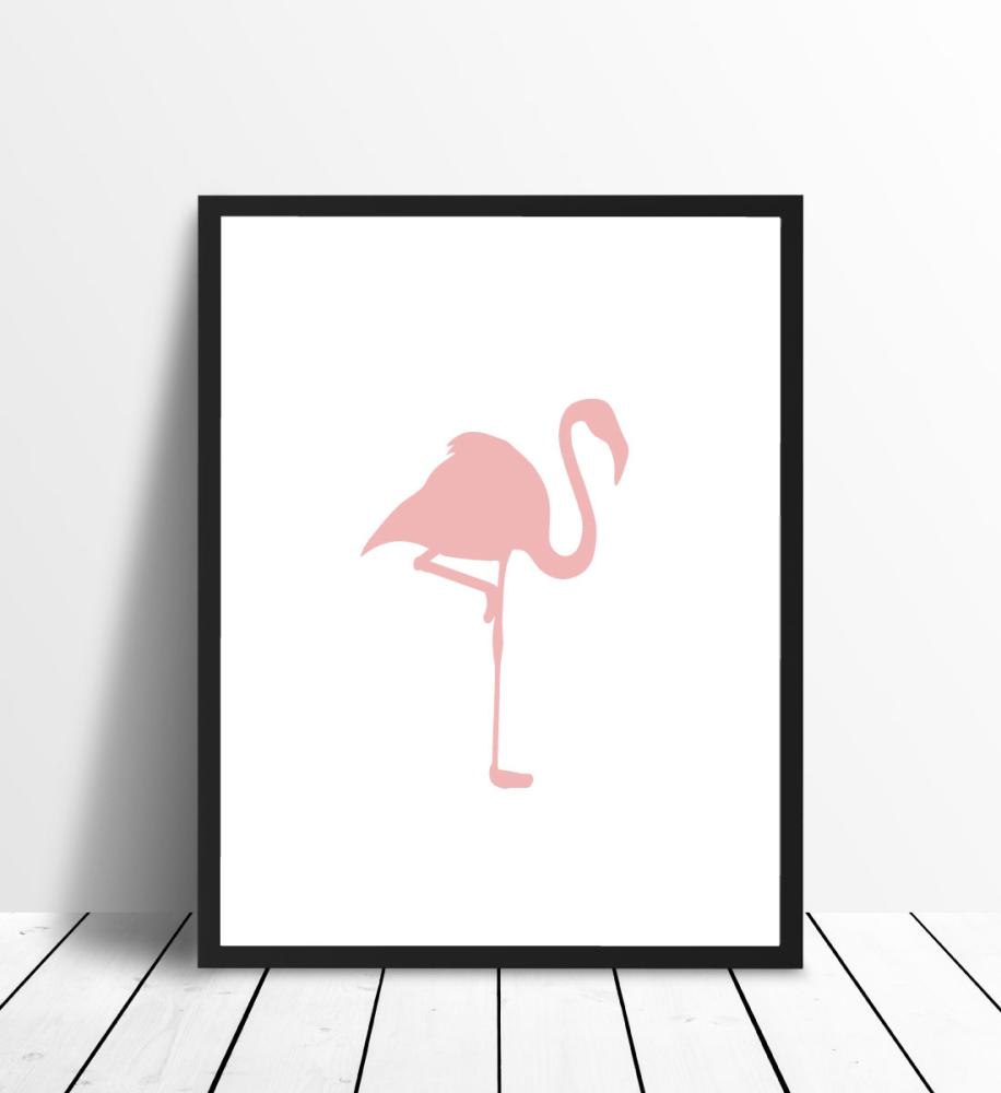 Bildverkstad Flamingo - Powder Pink Poster