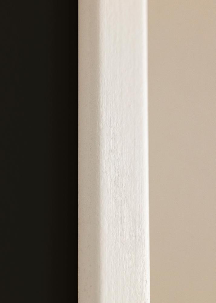 Ram med passepartou Frame Kaspar White 40x60 cm - Picture Mount Black 32.9x48.3 cm (A3+)