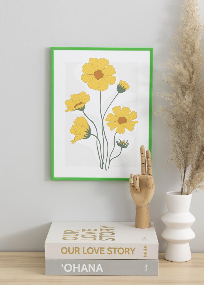 BGA Frame New Lifestyle Acrylic Glass Grass Green 50x70 cm