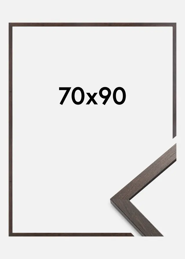 Artlink Frame Trendy Acrylic Glass Walnut 70x90 cm