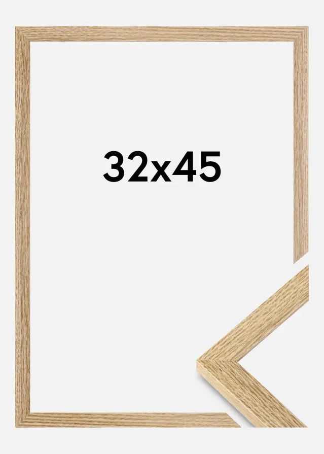 BGA Frame Selection Acrylic Glass Oak 32x45 cm