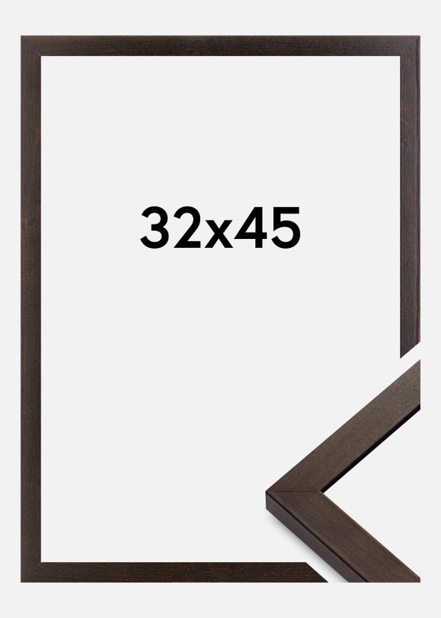 BGA Frame Selection Acrylic Glass Walnut 32x45 cm