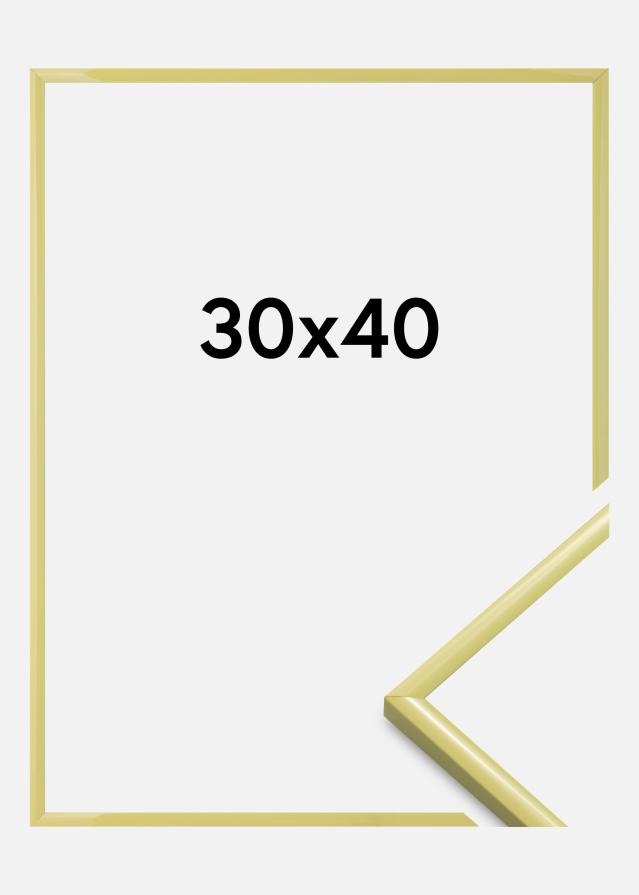 BGA Frame New Lifestyle Acrylic Glass Light Yellow 30x40 cm