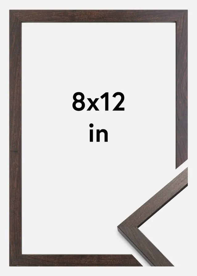 Artlink Frame Trendy Acrylic Glass Walnut 8x12 inches (20,32x30,48 cm)