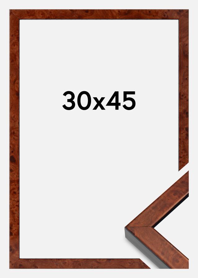 Mavanti Frame Hermes Acrylic Glass Burr Walnut 30x45 cm