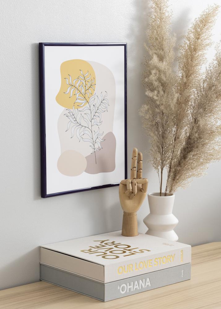 Ram med passepartou Frame New Lifestyle Dark Purple 30x40 cm - Picture Mount White 20x30 cm