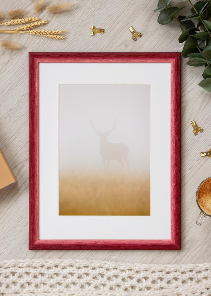 Jämtlands Ramfabrik Frame Cornwall Acrylic Glass Dark Red 30x30 cm