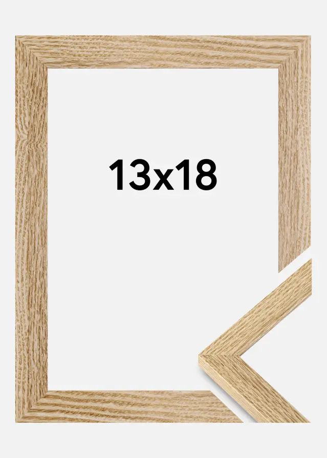 BGA Frame Selection Acrylic Glass Oak 13x18 cm