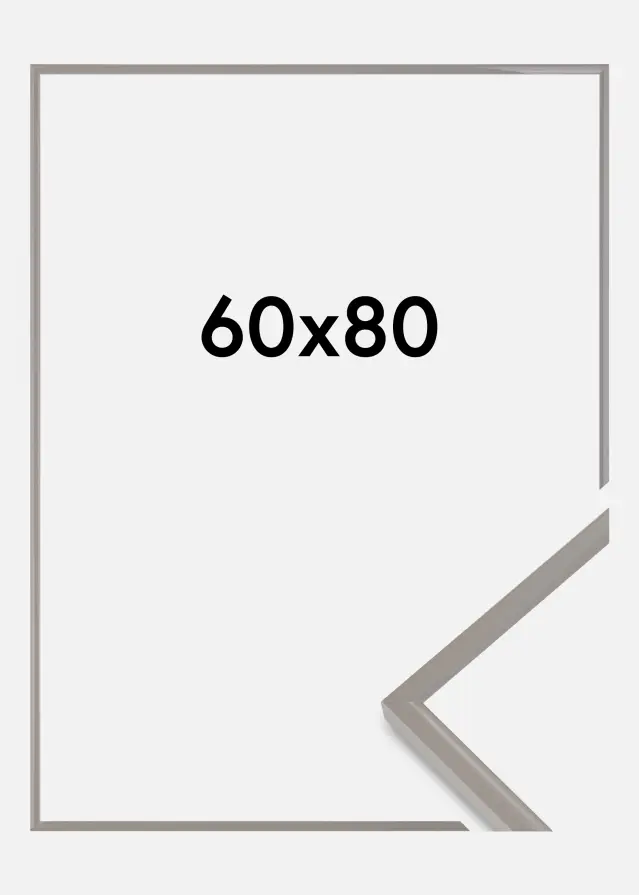 BGA Frame New Lifestyle Acrylic glass Earth Grey 60x80 cm