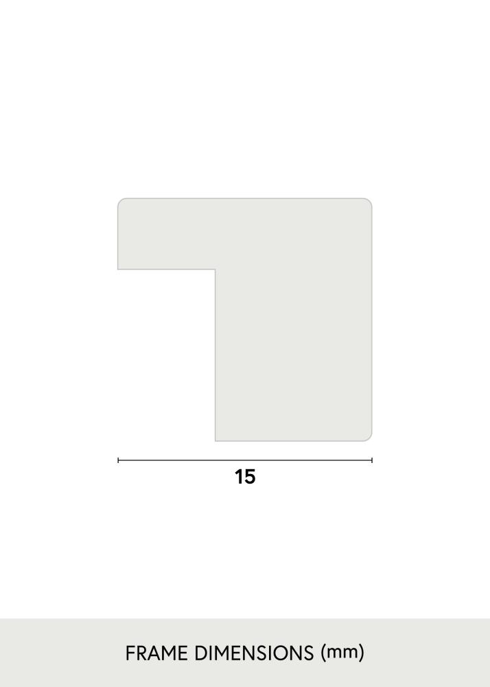 Incado Mirror Solid Oak 43x123 cm