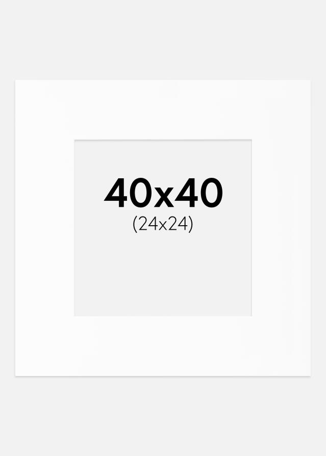 Artlink Mount White Standard (White Core) 40x40 cm (24x24)