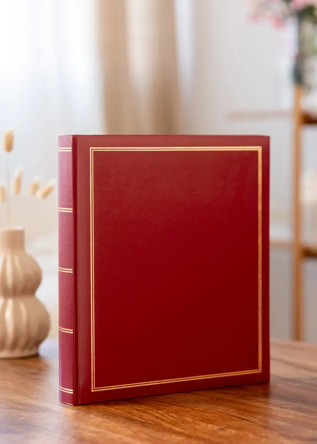 BGA Classico Album Red - 30x33 cm (100 White pages / 50 sheets)