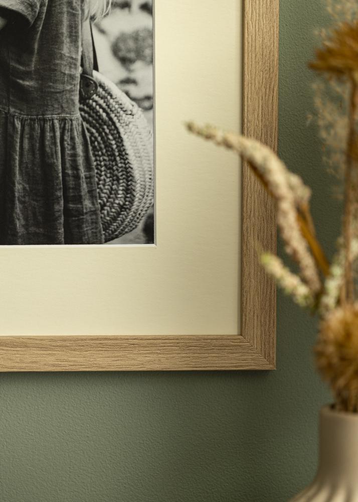 Konstlist Crescent Mount Antique White (White Core) 50x60 cm (39x49)