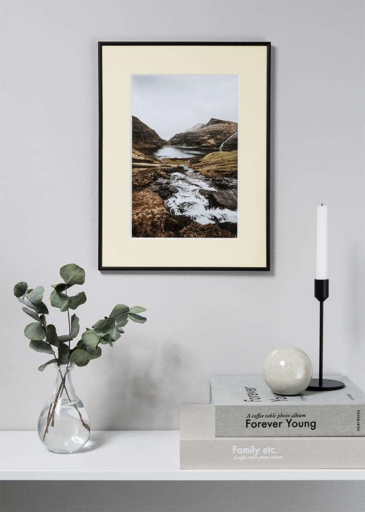 Konstlist Crescent Mount Cream 3 mm (White Core) 21x30 cm (17x23)