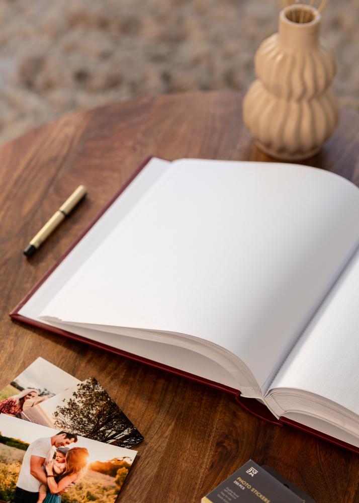 BGA Classico Album Red - 30x33 cm (100 White pages / 50 sheets)