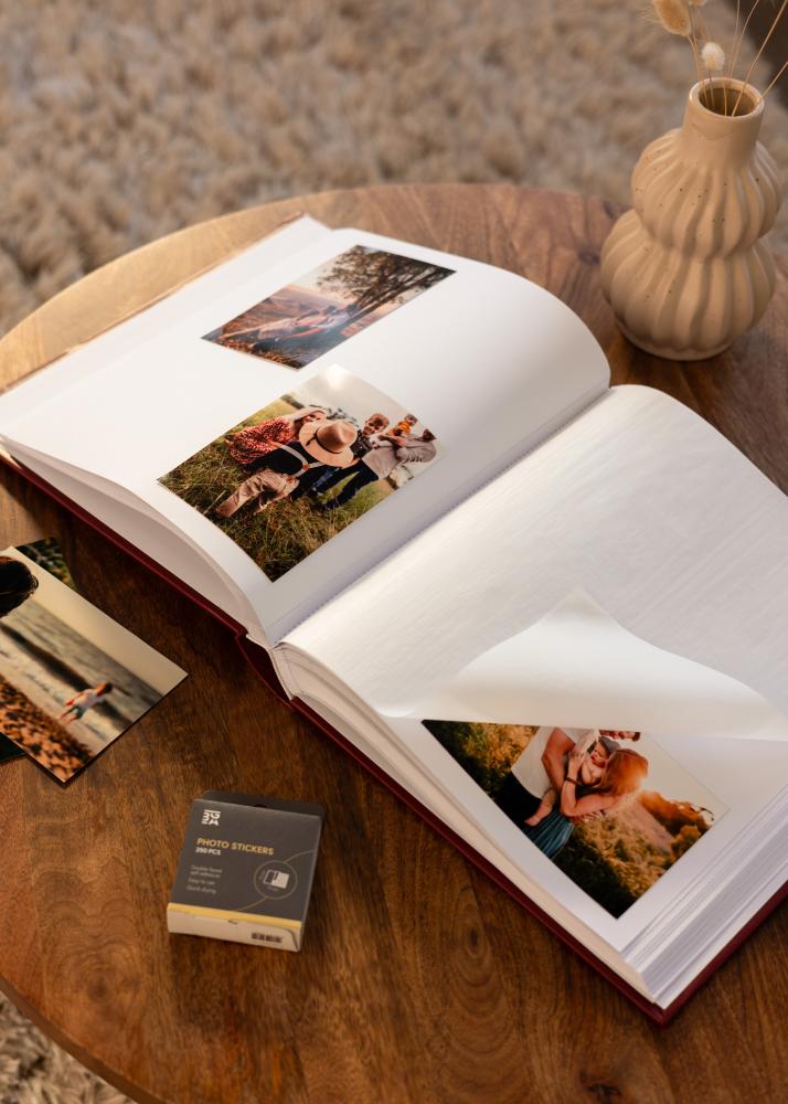 BGA Classico Album Red - 30x33 cm (100 White pages / 50 sheets)