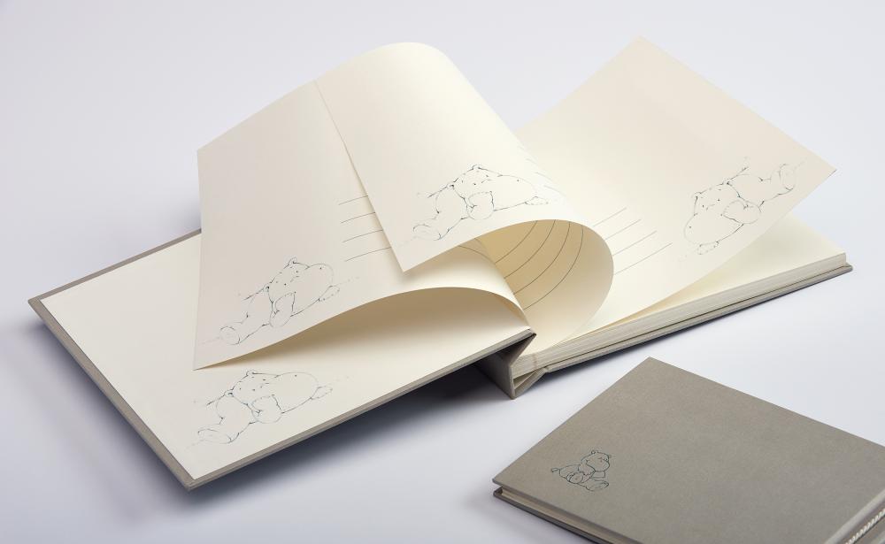 Walther Madu Baby album - 28x25 cm (40 White pages / 20 sheets)