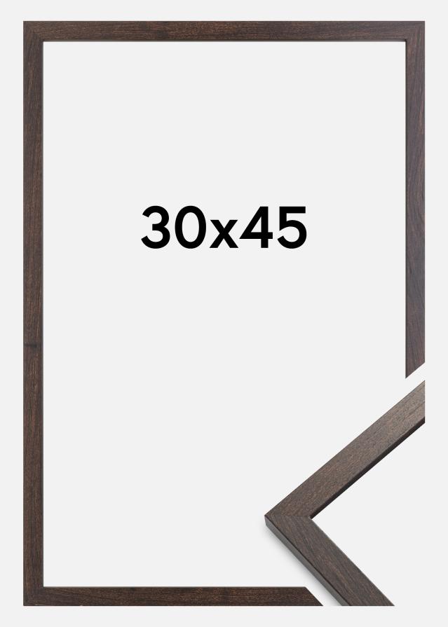 BGA Frame Trendy Acrylic glass Walnut 30x45 cm