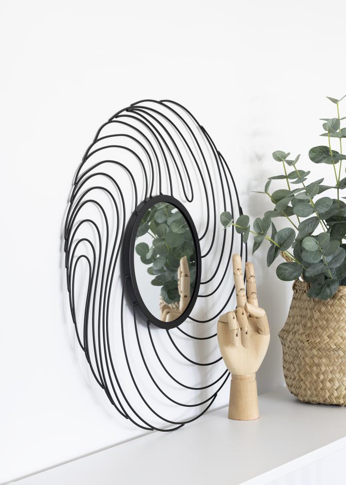 KAILA KAILA Mirror Storm - Black 50 cm Ø