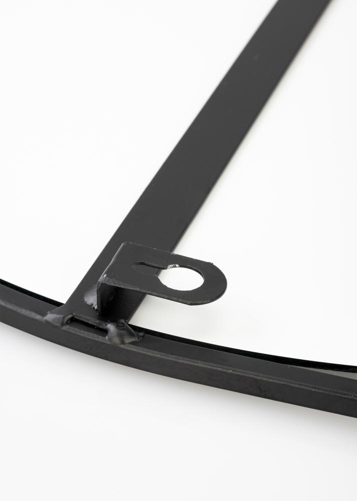 KAILA KAILA Round Mirror with shelf - Black 35x55 cm