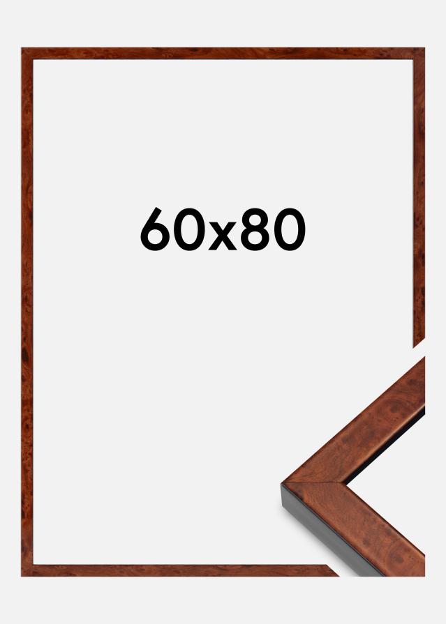 Mavanti Frame Hermes Acrylic Glass Burr Walnut 60x80 cm