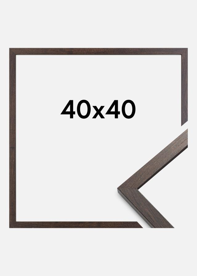 BGA Frame Trendy Acrylic glass Walnut 40x40 cm