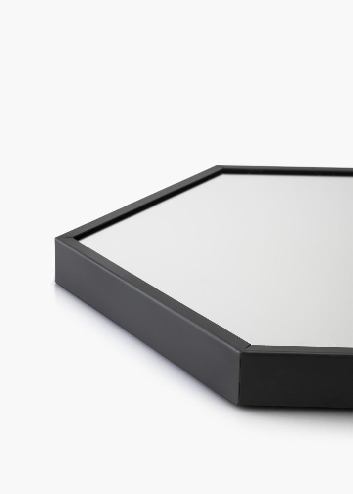 KAILA KAILA Mirror Hex Chain - Black 39x45 cm