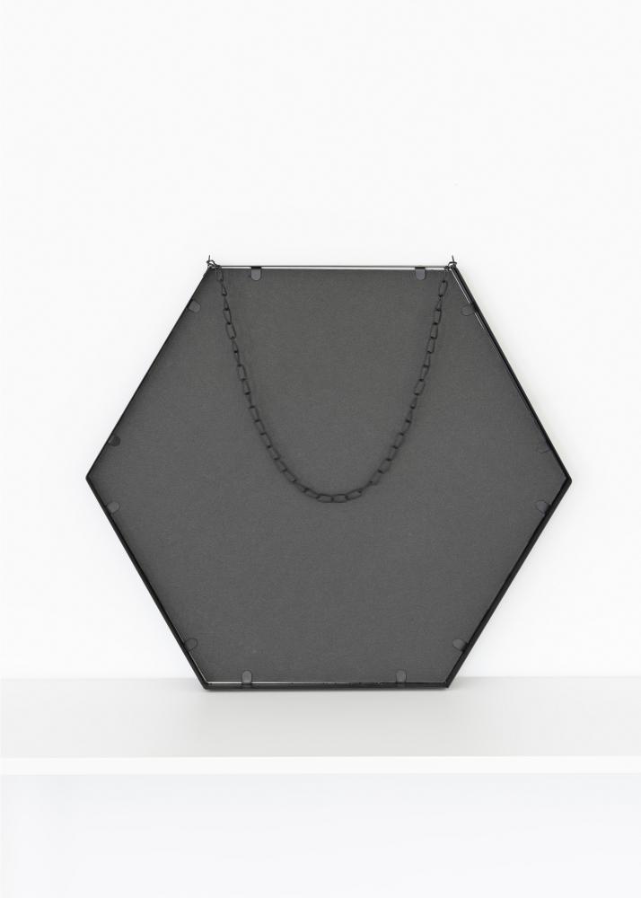 KAILA KAILA Mirror Hex Chain - Black 39x45 cm