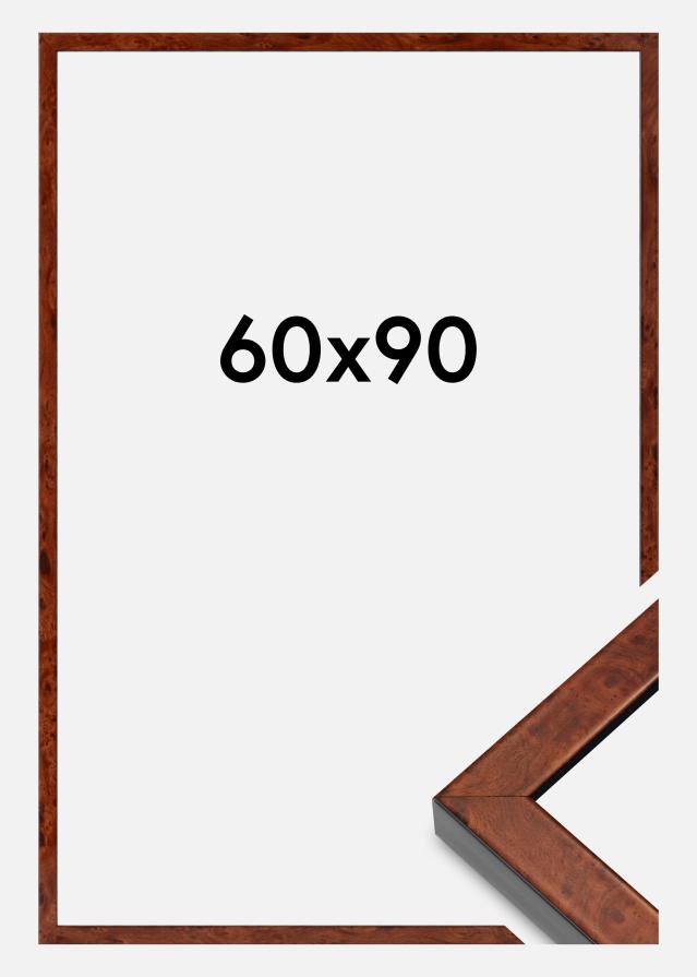 Mavanti Frame Hermes Acrylic Glass Burr Walnut 60x90 cm