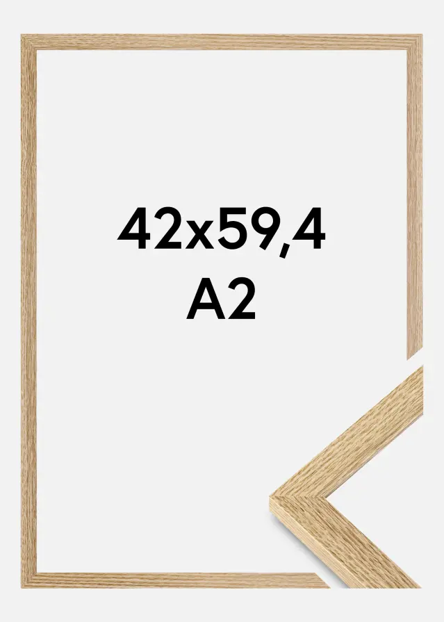BGA Frame Selection Acrylic Glass Oak 42x59.4 cm (A2)