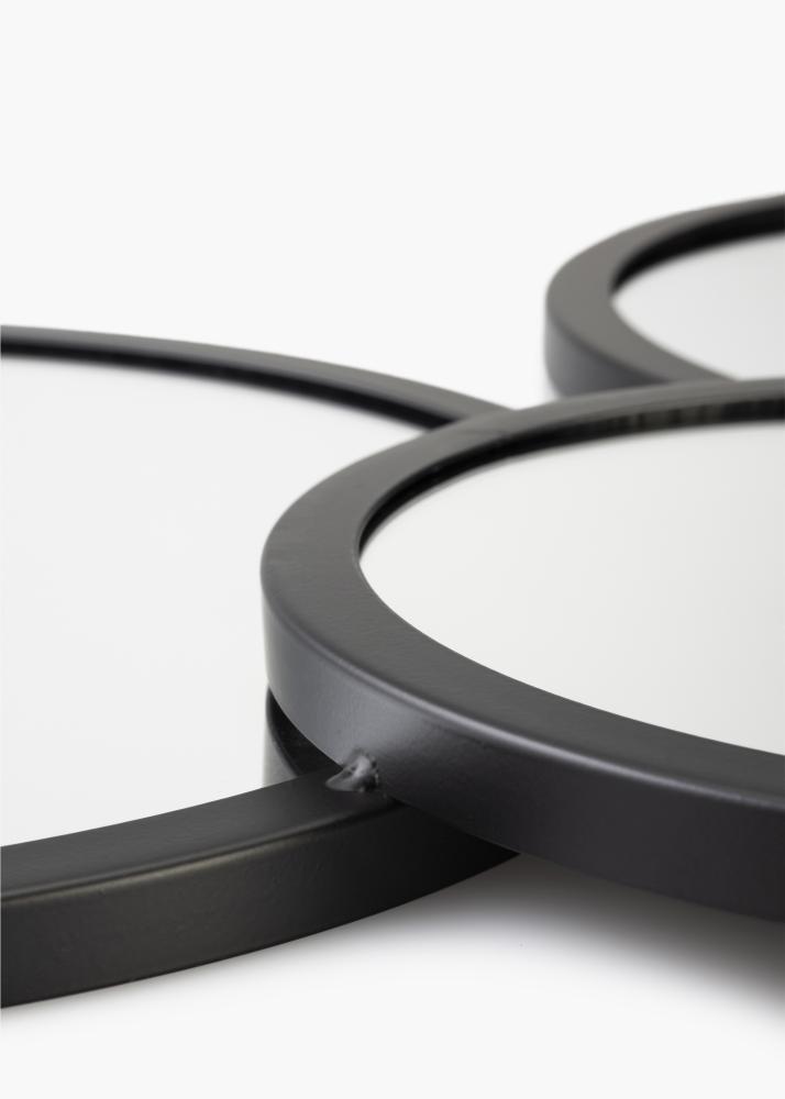 KAILA KAILA Mirror Bubbles - Black 72x43 cm