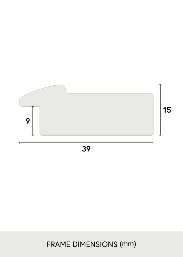 Ramverkstad Spegel Färila Guld - Egna mått