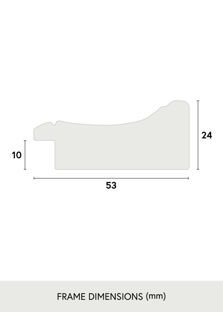 Ramverkstad Frame Roxen Gold Marbled - Custom Size