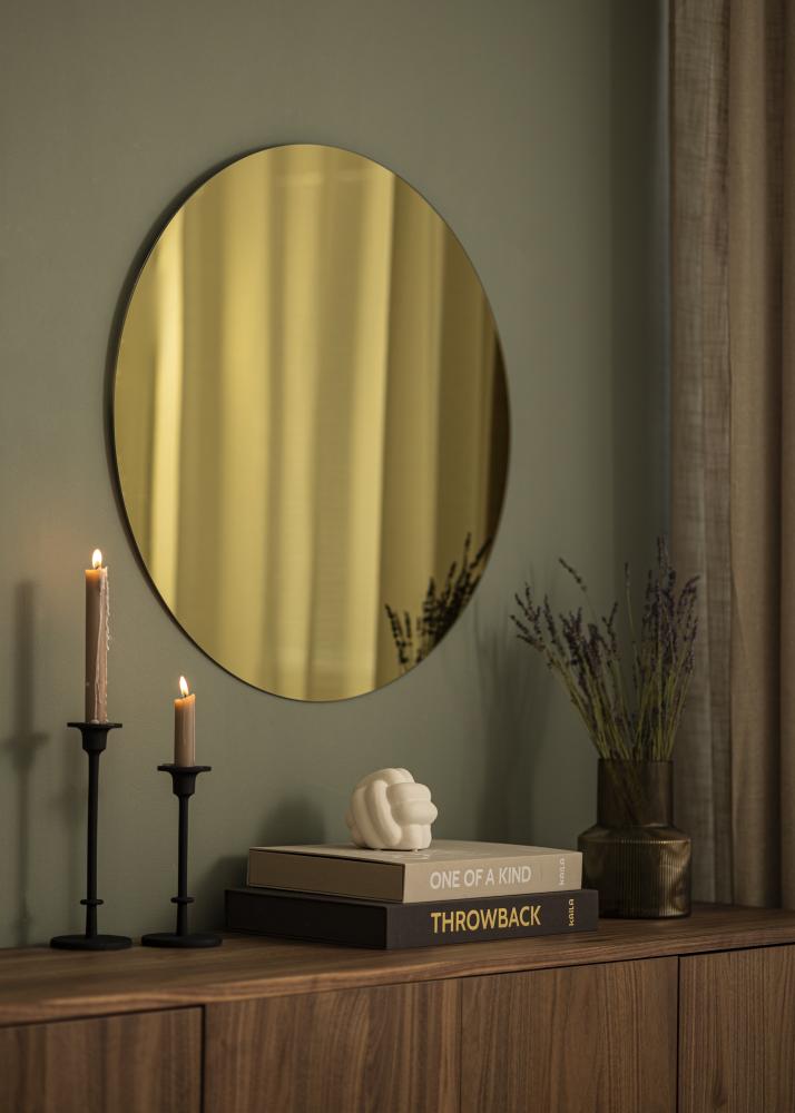KAILA Mirror Golden Yellow 70 cm Ø