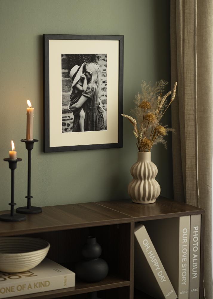 Konstlist Crescent Mount Antique White (White Core) 50x60 cm (39x49)