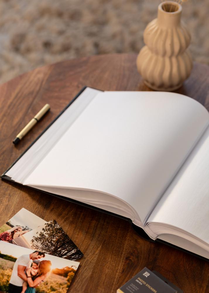 BGA Classico Album Black - 32x34 cm (100 White pages / 50 sheets)