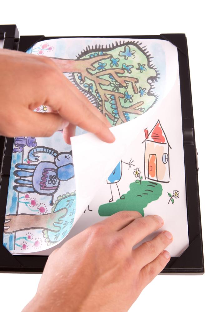 Little Davinci Drawing picture frame Little Davinci White A4