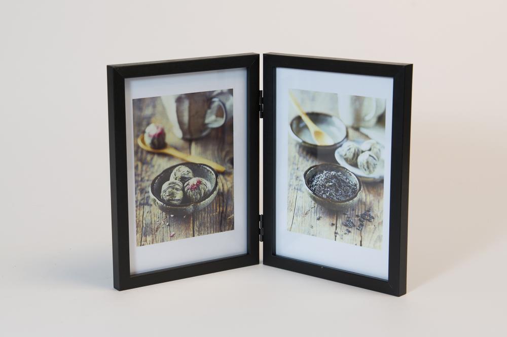 Focus Rock Black Folding picture frame 10x15 cm
