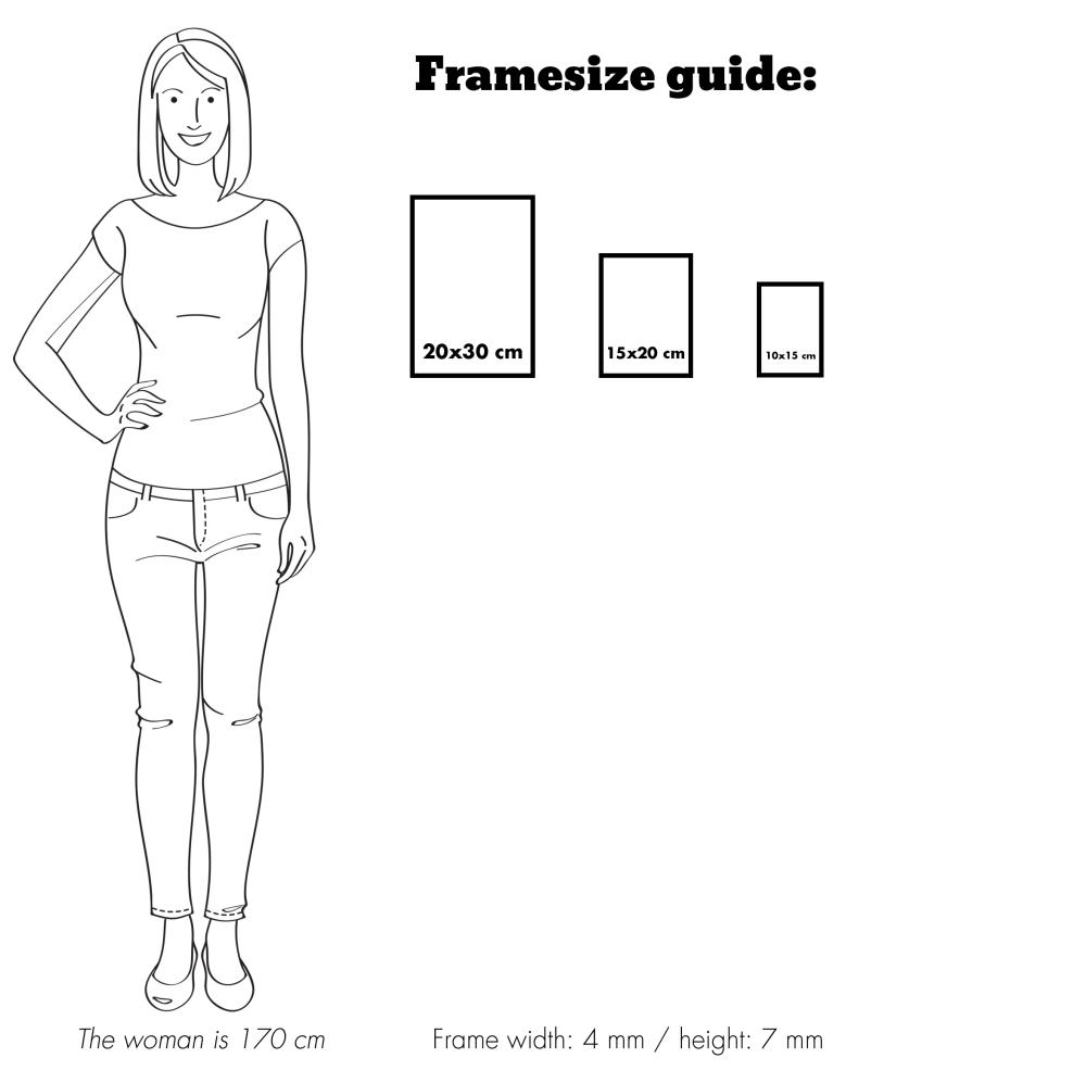 Eiri Kehykset Frame Slät Metall Gold 20x30 cm