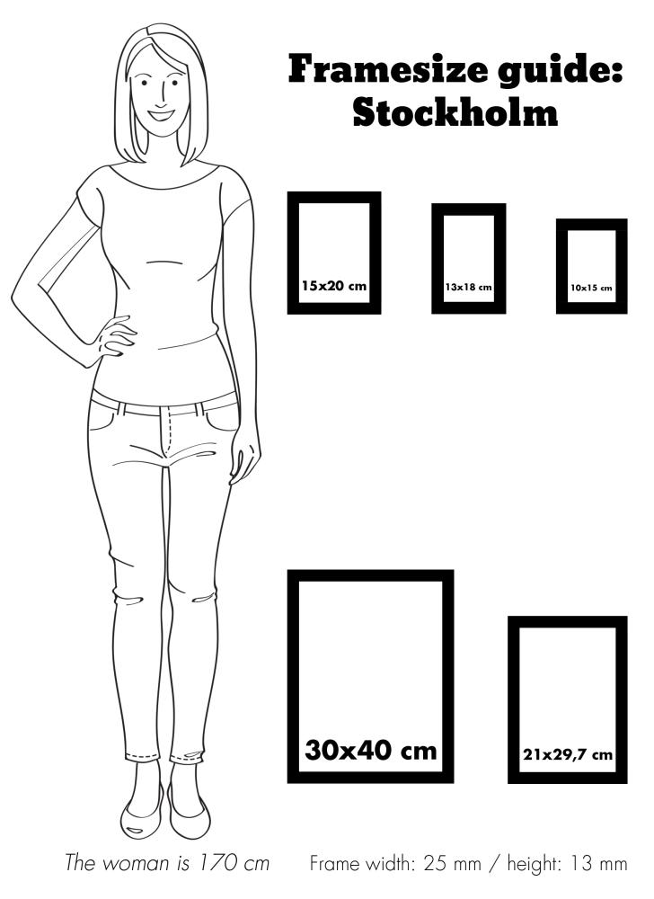 Estancia Frame Stockholm White 21x29,7 cm (A4)
