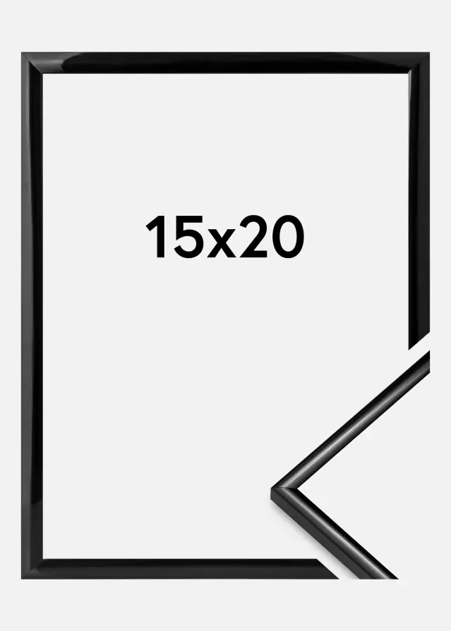 BGA Frame New Lifestyle Acrylic glass Black 15x20 cm
