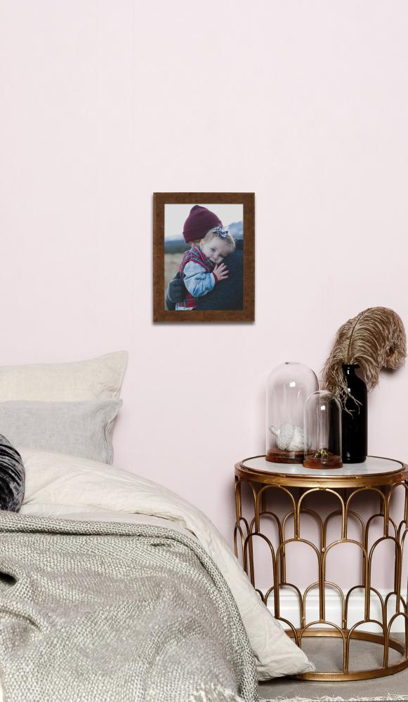 Ramverkstad Ram Ribe Ljusbrun Rotfanér - Valfri Storlek