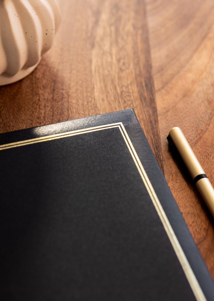 BGA Classico Album Black - 32x34 cm (100 White pages / 50 sheets)