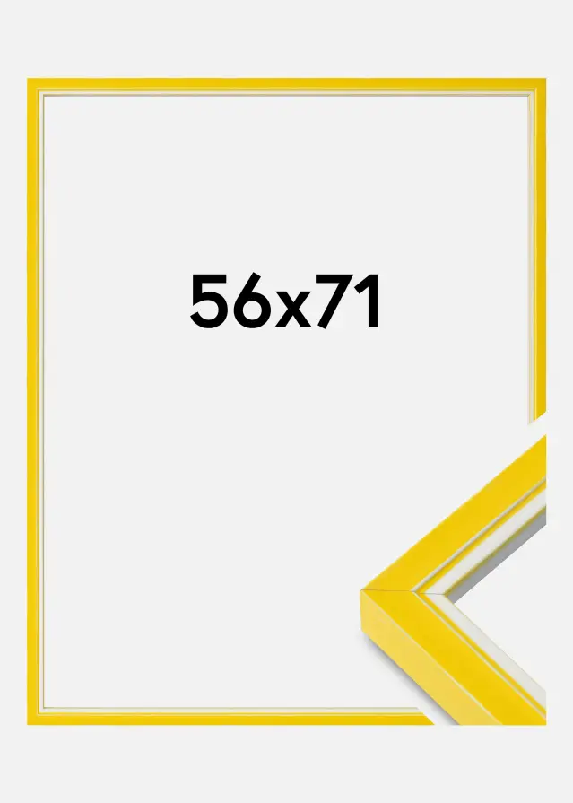 Mavanti Frame Diana Acrylic Glass Yellow 56x71 cm