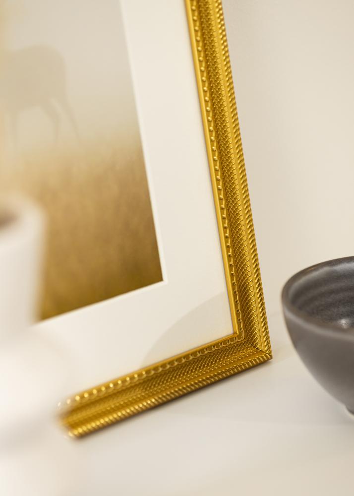 BGA Frame Lattice Acrylic Glass Gold 21x29.7 cm (A4)