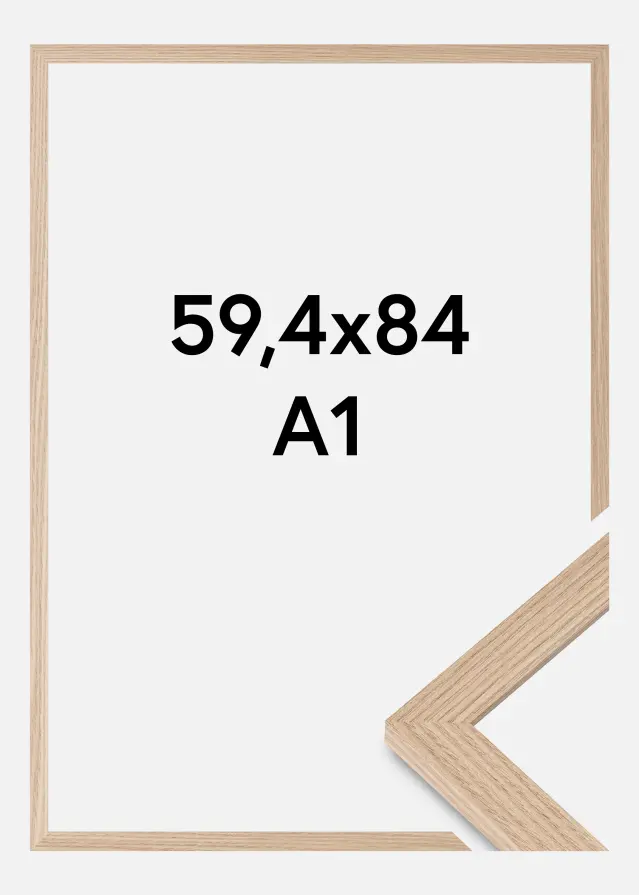 BGA Frame BGA Classic Acrylic Glass Oak 59.4x84 cm (A1)