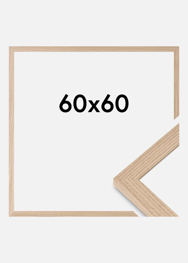 BGA Frame BGA Classic Acrylic Glass Oak 60x60 cm