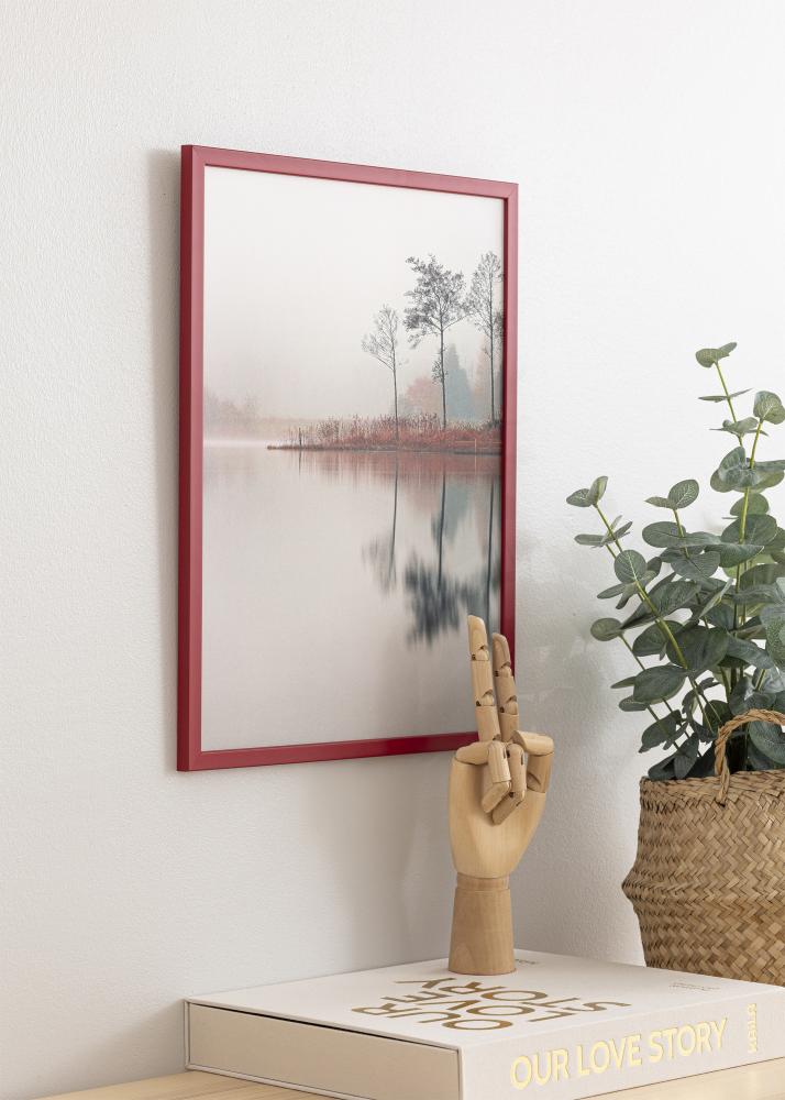 Galleri 1 Frame Edsbyn Acrylic glass Red 50x50 cm