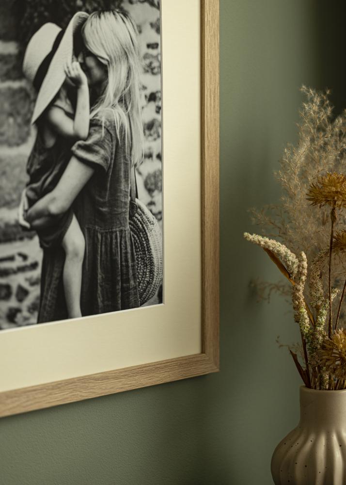 Konstlist Crescent Mount Antique White (White Core) 50x60 cm (39x49)